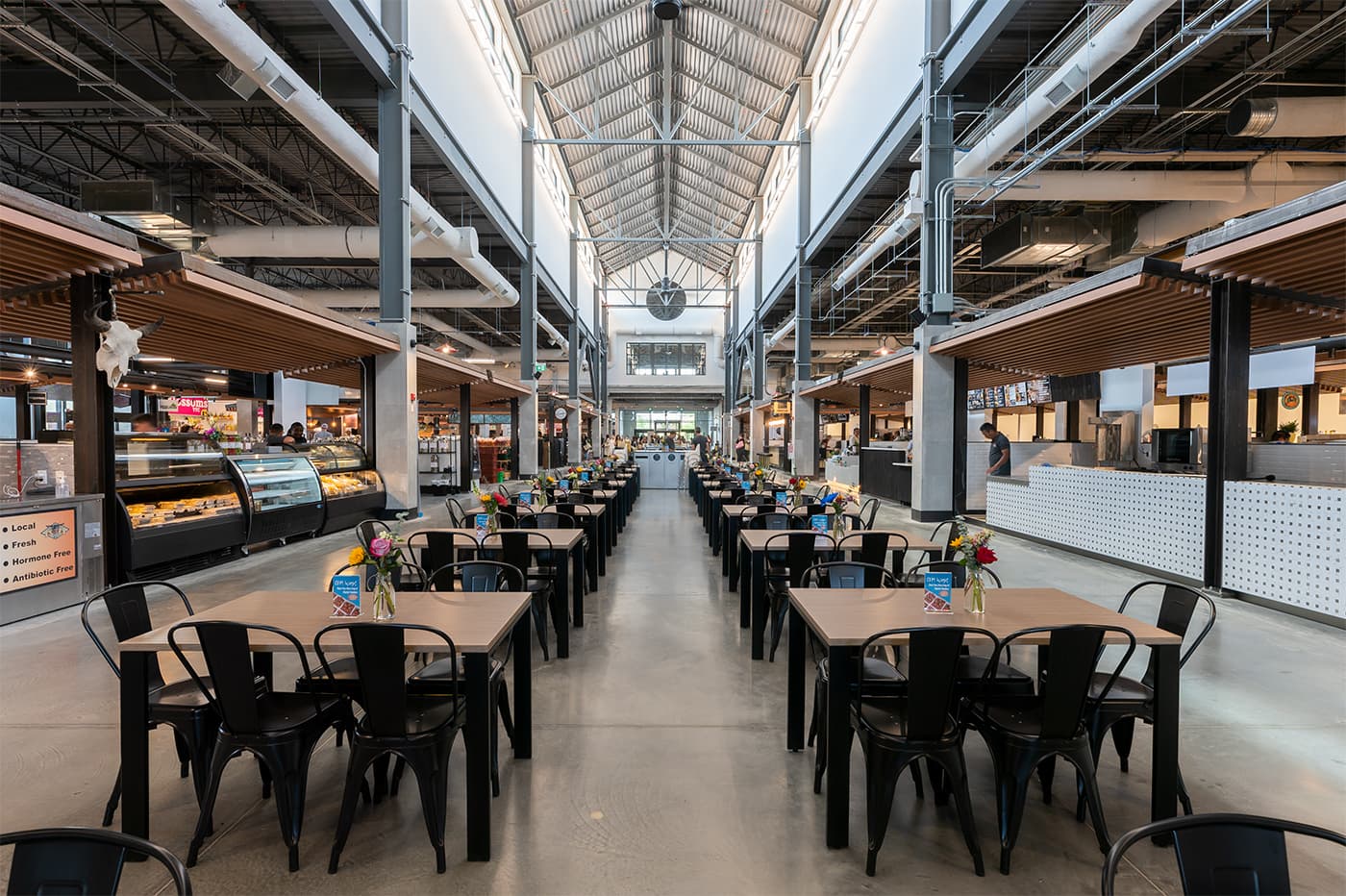 Calgary Farmers Market interior food hall